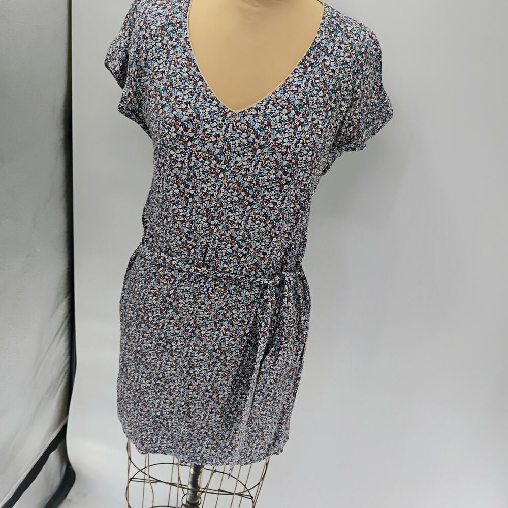 CAROLL WOMENS DOTTED SHORT SLEEVE CASUAL DRESS, Size 38 - Picture 7 of 13